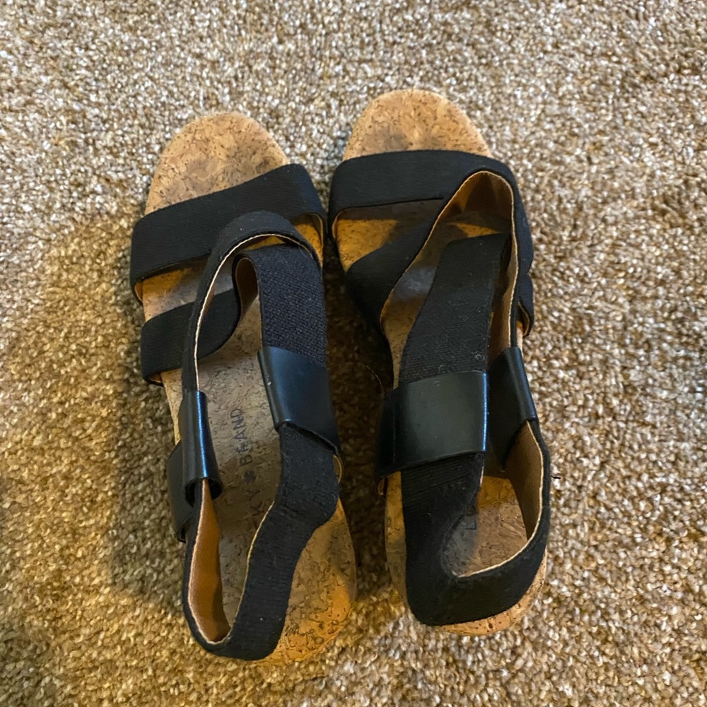 Lucky Brand wedge heels